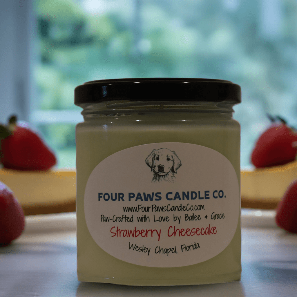 Strawberry Cheesecake - Four Paws Candle Co.