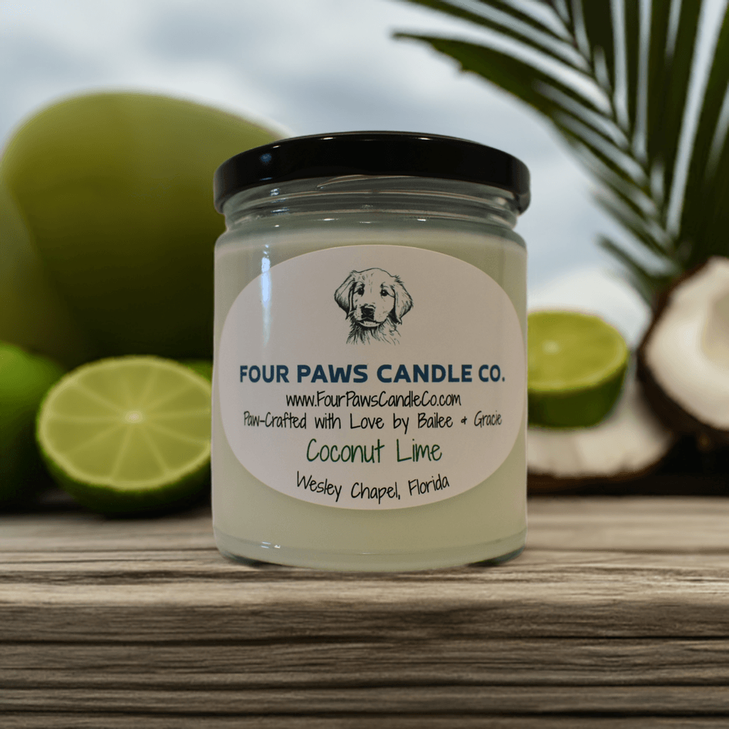 Coconut Lime - Four Paws Candle Co.